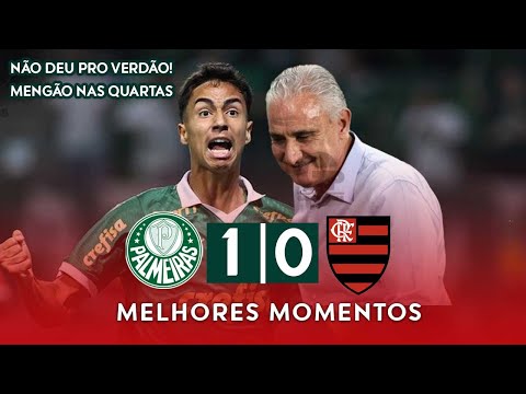 NÃO DEU PRO VERDÃO, MENGÃO CLASSIFICADO | Palmeiras x Flamengo | Melhores Momentos |  Brasil 2024