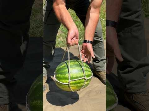 Brilliant Way to Carry Oversized Items with Just a Rope! #survival #campping #lifehacks