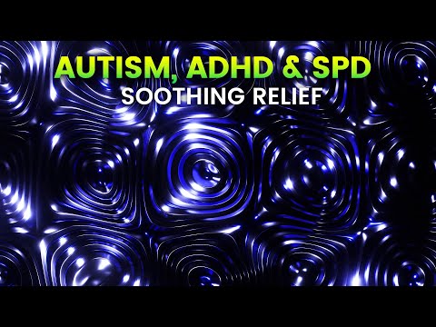 Sensory Music for Autism & ADHD  Relaxing Sounds for Focus and Calm Colorful Liquid Motion