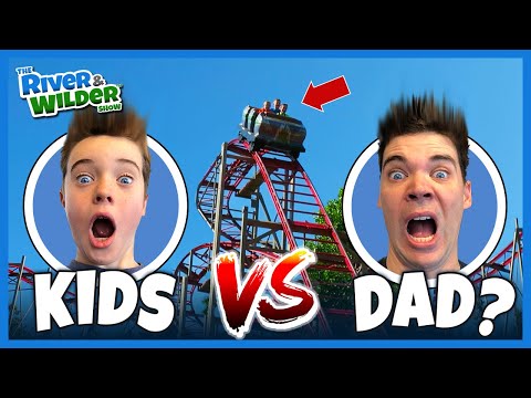 Little KIDS vs PARENTS at FUN PARK | Roller Coasters, bumper boats, go-karts