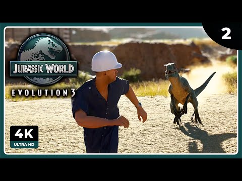 JWE3#2 | VELOCIRAPTORES SUELTOS | JURASSIC WORLD EVOLUTION 3 Gameplay Español