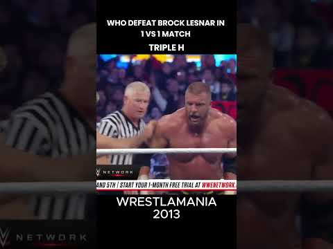 Who Defeated Brock Lesnar in 1 vs 1 Match from 2002-2024 #wwe #wwewrestler #brocklesnar
