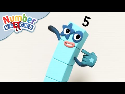 @Numberblocks | Five Is In the Building | Learn to Count - 9tube.tv