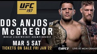 UFC 197 Conor McGregor vs. Rafael dos Anjos & Holly Holm vs. Miesha Tate Confirmed