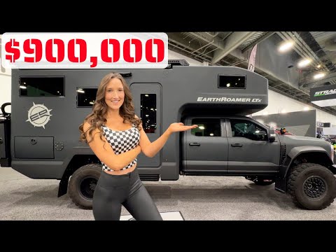 Am I Moving In? NEW $900,000 EARTHROAMER LTx Full Tour 4x4 Truck Camper RV