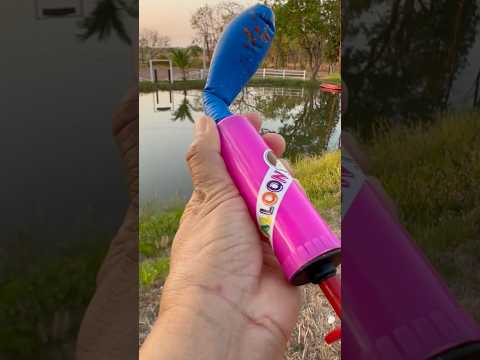 เติมลมลูกโป่งไม่ได้😳ทำไงดี⁉️#เจ้แดงใจแสวง#bushcraft#lifehacks#วันนี้ที่shorts#ducky
