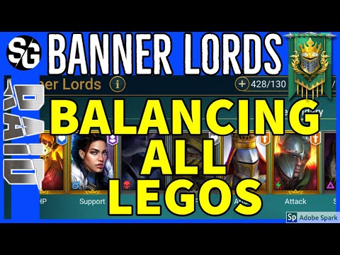 RAID SHADOW LEGENDS | BANNER LORDS BALANCING ALL LEGOS