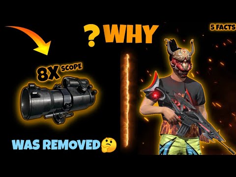 Why 8X Scope was Removed From Free Fire 🤔 - 5 Most Rare Facts - Garena Free Fire