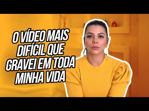 O VÍDEO MAIS DIFÍCIL QUE GRAVEI EM TODA MINHA VIDA