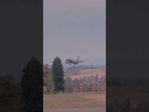 AVIÃO QUASE CAI DURANTE ATERRISSAGEM #interessantes #flagrantes #avião