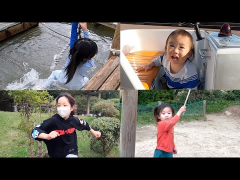 【森ケの日常】振替休日に水上アスレチック行って水没したけど楽しかった。