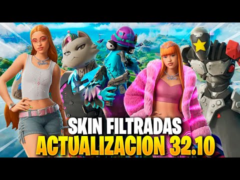 TODAS LAS SKIN FILTRADAS ACTUALIZACION 32 10 DE FORTNITE REMIX ICE SPICE,  SUPER ESTILOS, CLUB DICIE