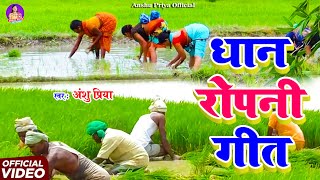 धान रोपनी गीत #VIDEO || बाबा भईया मिली पोखरा खनवले रामा || Anshu Priya Paramparik Dhan Ropni Geet