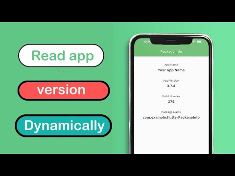 Read App Version from Pubspec yaml