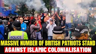 Thousands of British Patriots Gathered in Birmingham to Protest Against The Islamisation of Britain