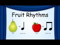 Fruit Rhythm Sequences and Notation