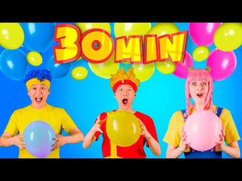 Dance & Pop Balloons | Mega Compilation | D Billions Kids Songs