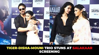 Tiger Shroff & Disha Patani Reunite at Salakaar Premiere with Mouni Roy