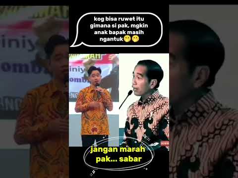 KOMEDI NETIZEN GIBRAN RAKABUMING RAKA DAN JOKOWI?