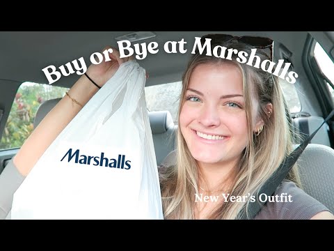 Buy or Bye At Marshalls - New Years Shopping Challenge