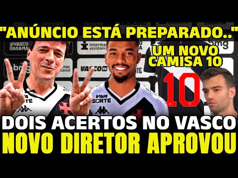 SACUDIU NA COLINA! O NOVO CAMISA 10 DO VASCO! DOIS ACERTOS E ANUNCIO PRA TORCIDA | NOTÍCIAS DO VASCO