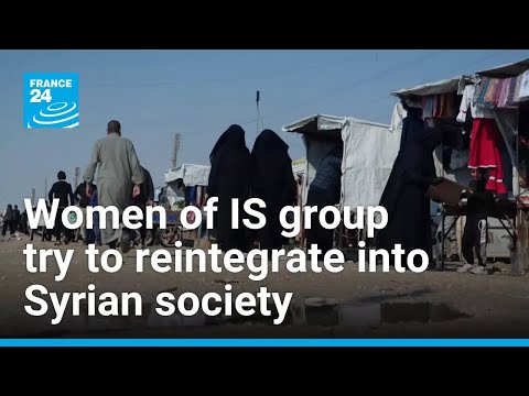 YouTube video thumbnail: Life After al-Hol Camp: Women of IS Group try to Reintegrate Into Syrian Society