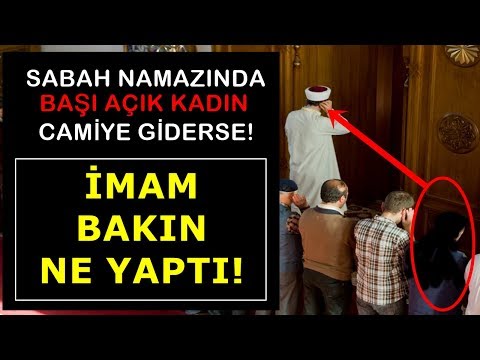 Camideki Uzun Saçlı Kadın! İmam Kadını Görünce Bakın Ne Yaptı! (Can Demiryel)