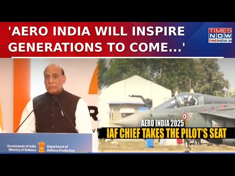 'Aero India Will Inspire Generations To Come...' Says Rajnath Singh On Aero India 2025 | Watch