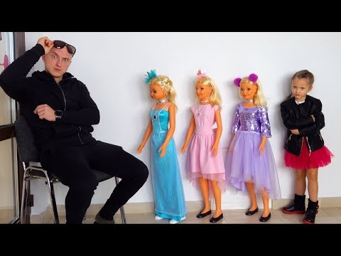 Ksysha pretend play beauty toy salon for Kids | Ksysha Kids TV