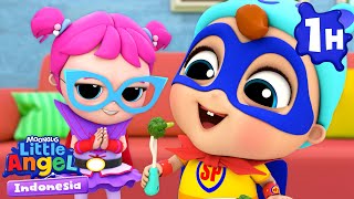 Makan Sayur Supaya Pintar dan Kuat! | Little Angel | Lagu Anak Favorit | Nursery Rhymes Indonesia