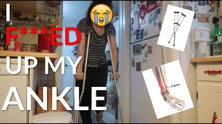 A WEEK IN MY LIFE WITH FRACTURED(?) ANKLE | no work, vegan meal prep, ASL | Week 4 | TheLifeofDrew