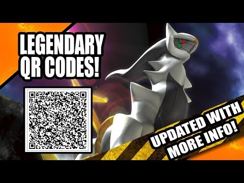 Legendary Pokemon Qr Codes 07 21