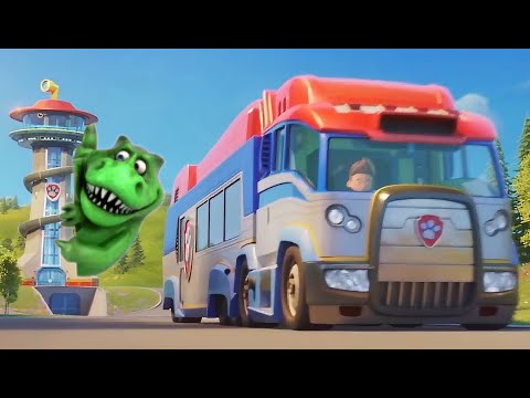 Paw Patrol Episode: "Escape from Dinosaurs" - A Prehistoric Pup-tastic Adventure! 🦖🐾