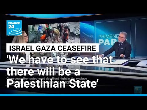 YouTube video thumbnail: 'Any Kind of Solution has to be Rooted in Palestinian Self-Determination and Israeli Security'