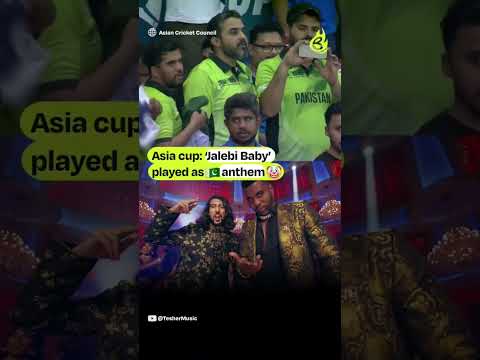 #AsiaCup2025: #JalebiBaby played as 🇵🇰 National Anthem!  #briefchaat #indiapakistan #indiancricket