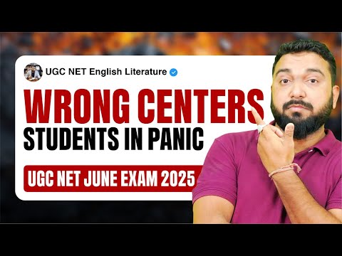 UGC NET Exam Centre Shock! Wrong Cities Allotted? | Vineet Pandey Responds & Gives Emergency Advice