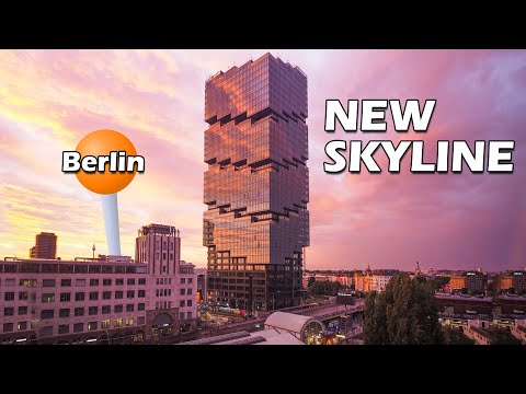 Construction of a NEW HIGH-RISE Building in Berlin - EDGE East Side Berlin - CINEMATIC TIMELAPSE 4K