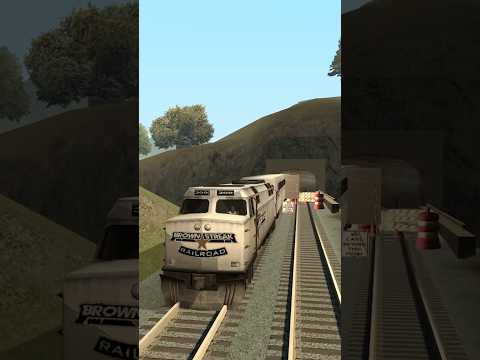 ATRAVESSANDO A BARREIRA DE TREM NO GTA