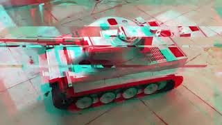 1/6 scale Tiger I full metal RC tank test run(with its turret installed)