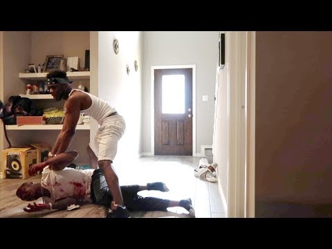 "I GOT BEAT UP" PRANK ON TREY AND QUEEN!!!