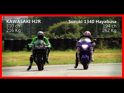 D.A : Kawasaki H2R VS Suzuki Hayabusa 1340