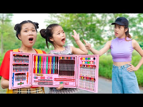 Hộp Bút Màu Dành Cho Em ❤ Dạy Trẻ Biết Chia Sẻ Với Người Nghèo - Trang Vlog
