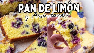 🍋🫐 Receta Fácil Para Hacer Un PAN O TORTA DE LIMÓN Y ARÁNDANOS