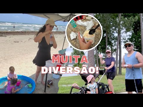 APROVEITANDO O VERÃO: PRAIA, CAMINHADA EM FAMÍLIA E FABRICA DE SORVETE