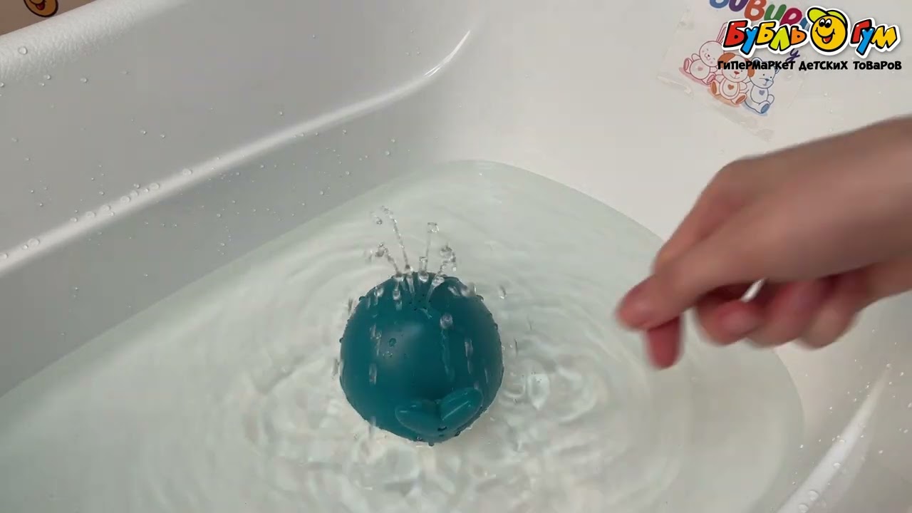 Игрушка для ванны Кит-брызгалка - видео