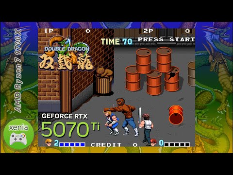 Double Dragon (Exclusive) | xenia Emulator (4K / 2160p / 60fps) | Microsoft Xbox 360