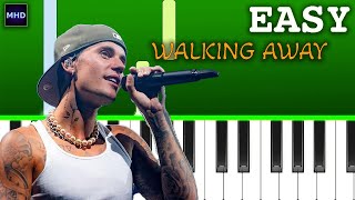 Justin Bieber - WALKING AWAY - Piano Tutorial
