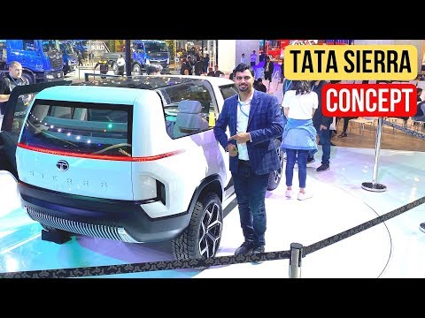 Tata Sierra SUV Concept - Detailed Walkaround Video