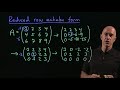 Matrix Operations and Row Echelon Form