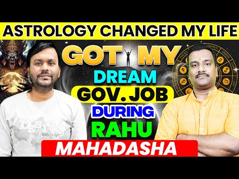 How Astrology Changed My Life:From Struggle to Success My Astrological Journey to a Job | Rahu Dasha